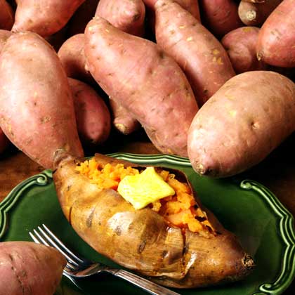 How to roast sweet potatoes in the oven?